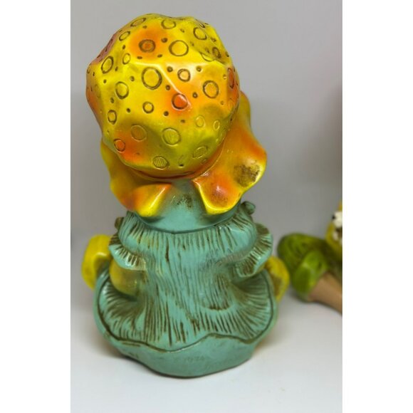 VTG 1974 Universal Statuary Co Andy & Alice | Boy Puppy & Girl Kitten Statue Set - Picture 8 of 10